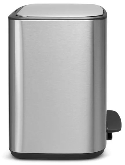 Кош за боклук Brabantia Bo Pedal 1000237, 36 л, Леко затваряне, Противоплъзгаща основа, Устойчив на пръстови отпечатъци, Инокс/Мат