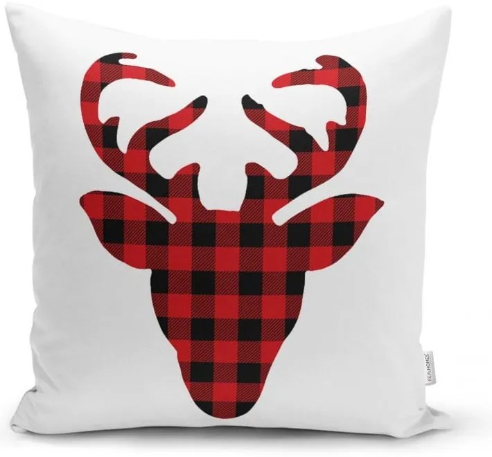 Комплект от 4 коледни калъфки за възглавници и покривка за маса Christmas Tartan - Minimalist Cushion Covers