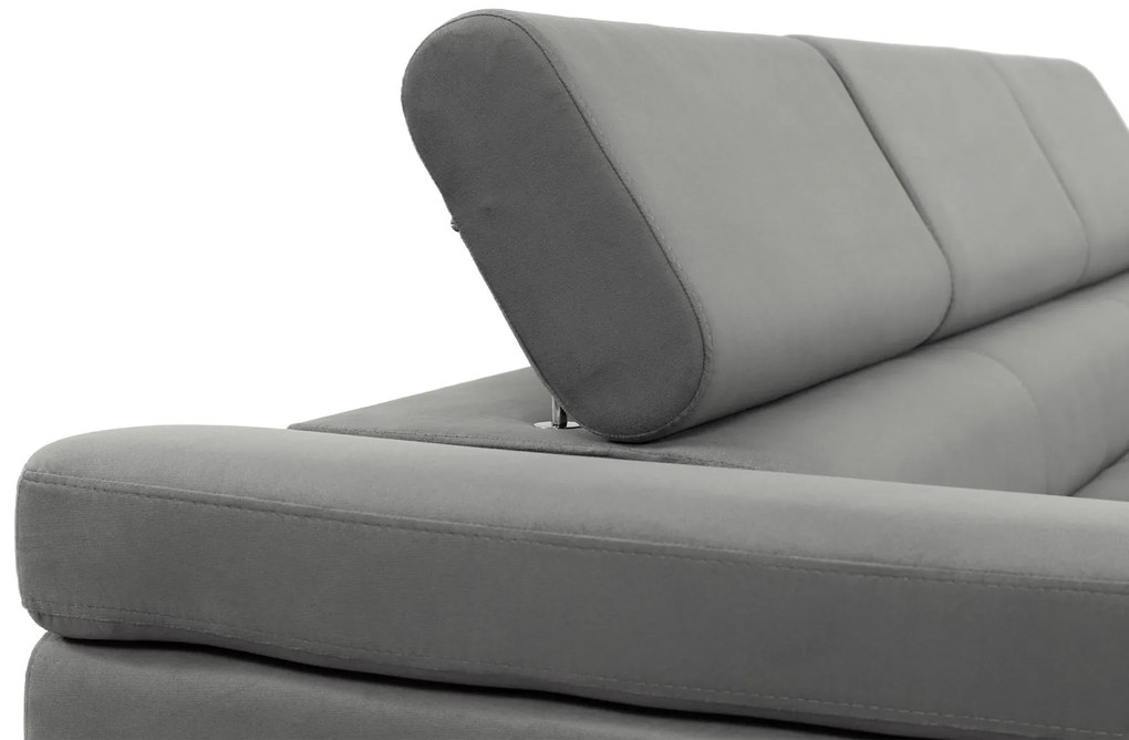 Диван Torezio триместен-Сива кожа