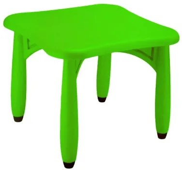 Детска маса квадрат зелена - 62 х 62 х 52 см