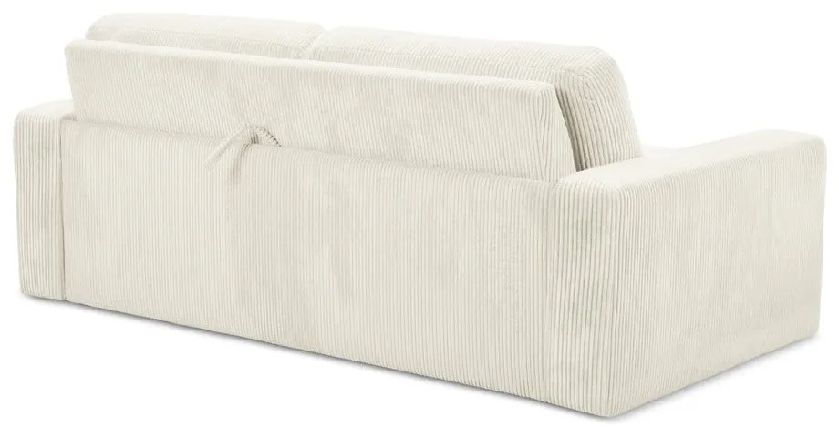 Бежов разтегателен диван от рипсено кадифе 195 cm Nona – Makamii