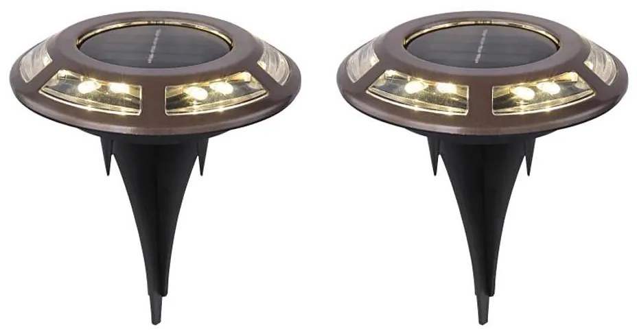 Globo 36415-2 - К-кт 2бр. LED соларни лампи SOLAR LED/0,72W/3V 3200K IP44