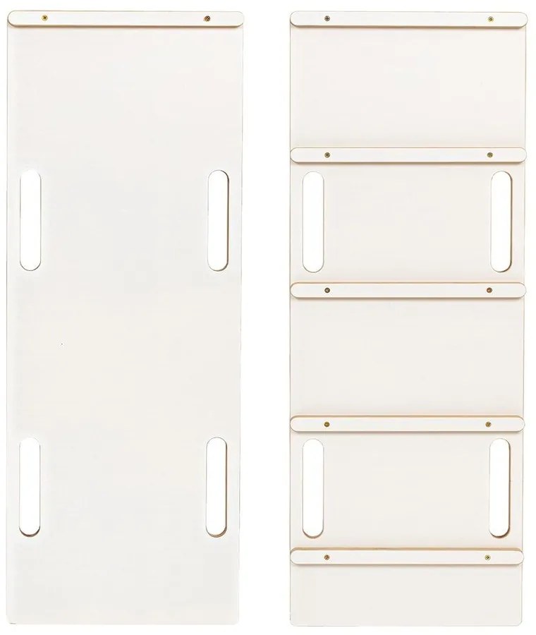 Бяла люлка от масивен бор 39x75x38 cm Montessori – Meowbaby