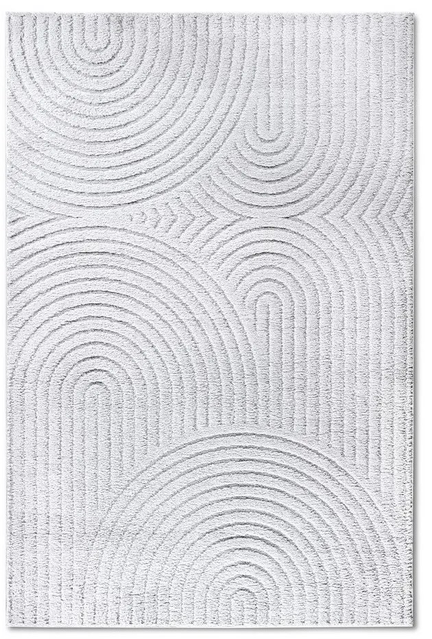 Бял килим 200x280 cm Panglao New York White – Elle Decoration