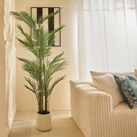 Изкуственo растение atmosphera Merlo Palm, 180 cm, Керамика