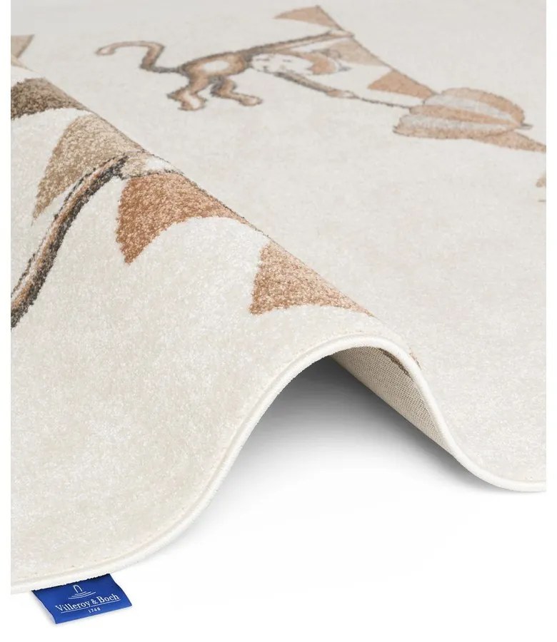 Кремав детски килим 120x170 cm Roar like a Lion Rainbow Party – Villeroy&amp;Boch