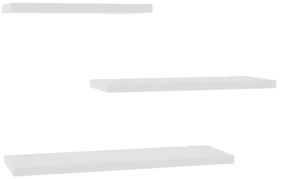 Бял рафт в комплект от 3 бр. Leila - Kalune Design