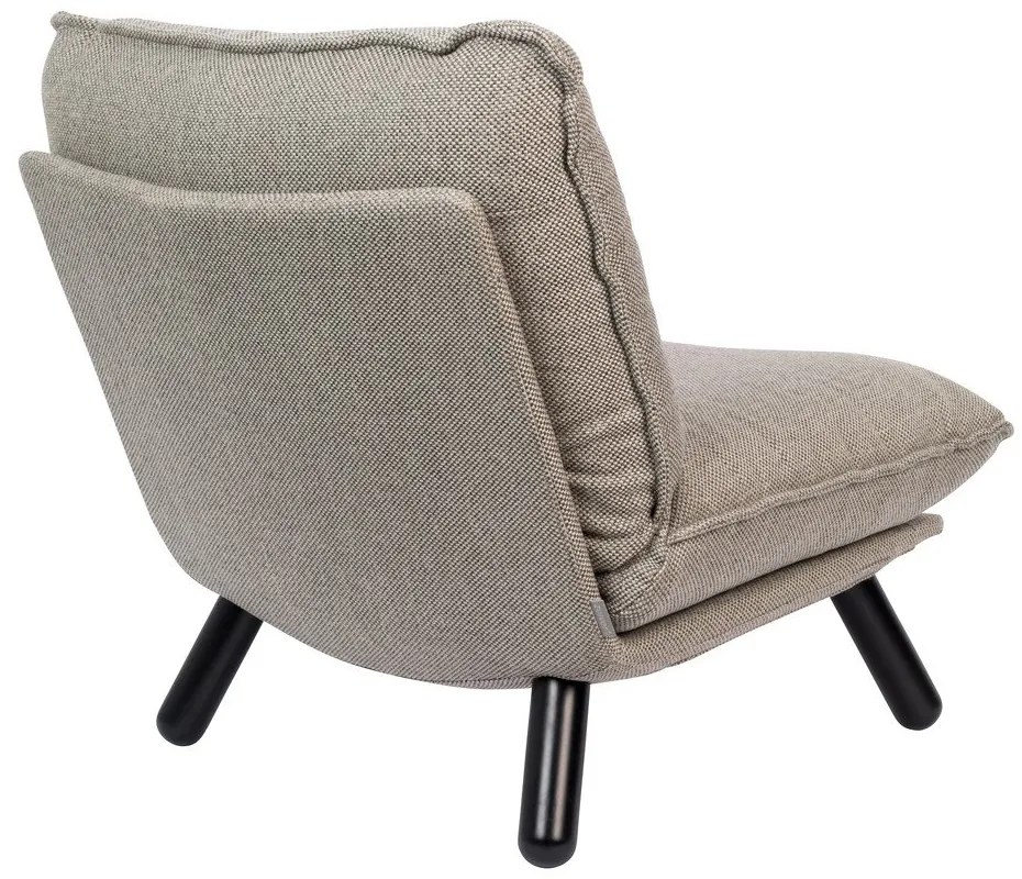 Сив фотьойл Lazy Sack - Zuiver