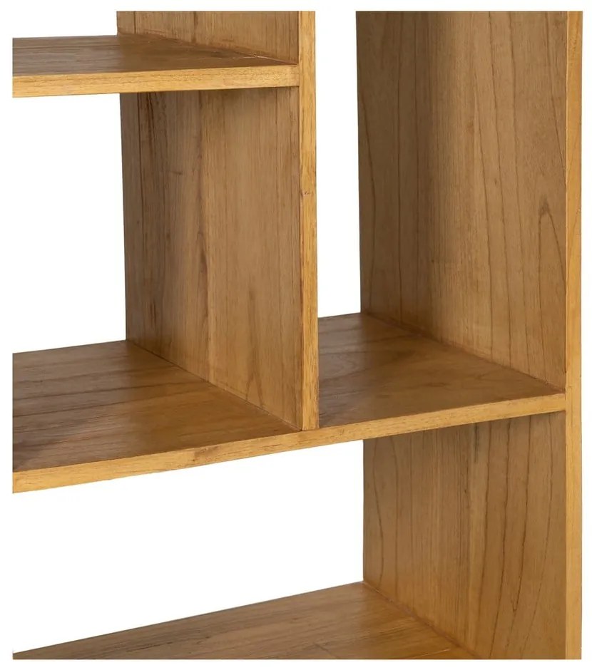 Библиотека от масив от минди в естествен цвят 90x150x40 cm Lysa – Ixia