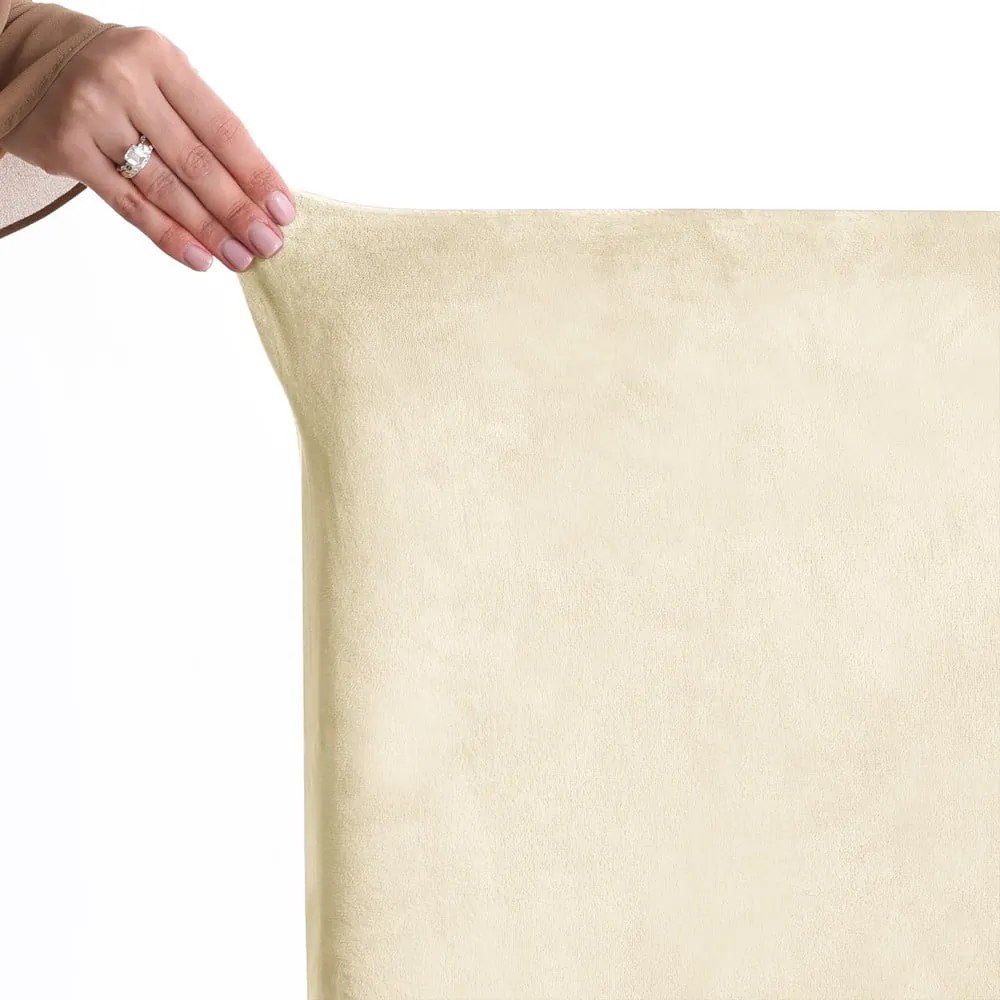Кремаво ластично покривало за стол 48 cm Sento – Restilo