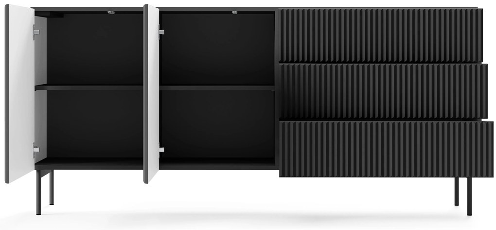 Бюфет Novo 2D3S-Черен