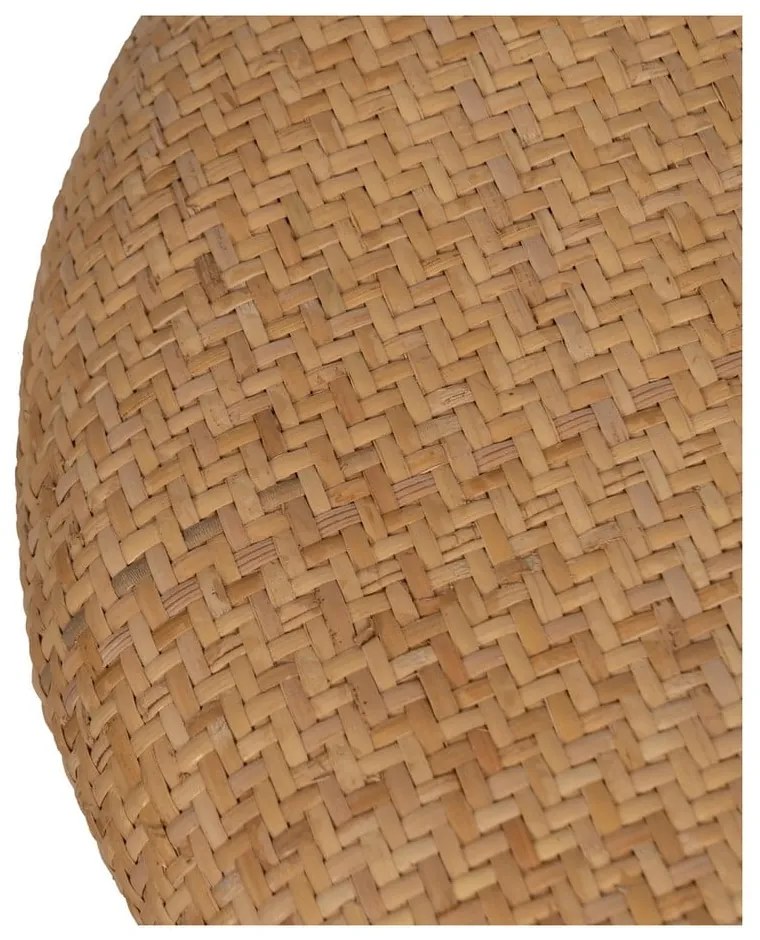 Плетена табуретка в естествен цвят Rattan – Ixia