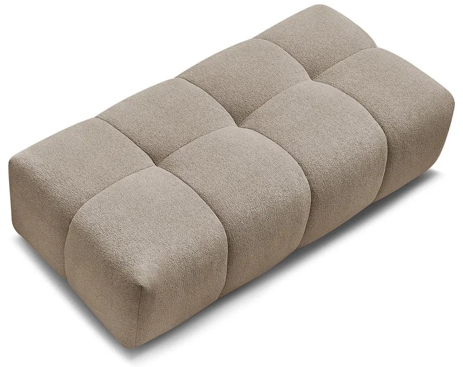 Кафяво-сива шенилова табуретка Everest – Bobochic Paris