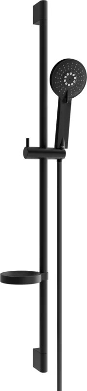 Mexen DS40 плъзгащ се душ комплект, черен - 785404583-70