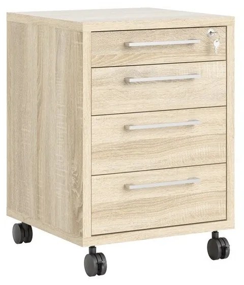 Заключващ се шкаф в дъбов декор в естествен цвят 48x68 cm Prima - Tvilum