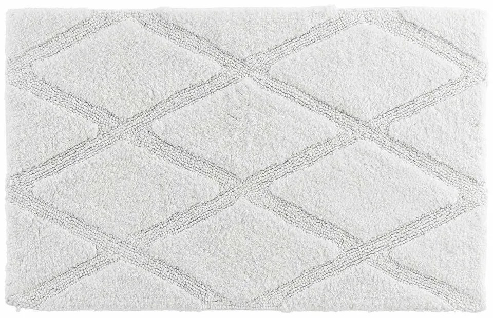 Бял килим за баня 50x80 cm Thais – douceur d'intérieur