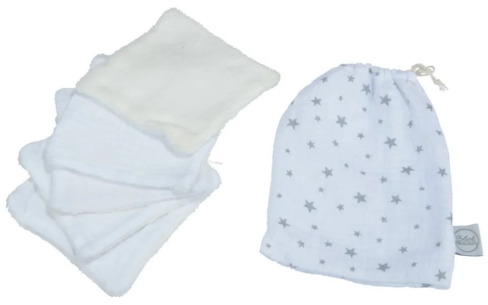 Муселинови кърпи за миене в комплект от 5 броя – Bébé Douceur