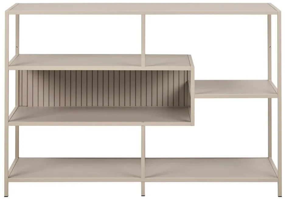 Сива библиотека 114x78x35 cm Seaford – Actona