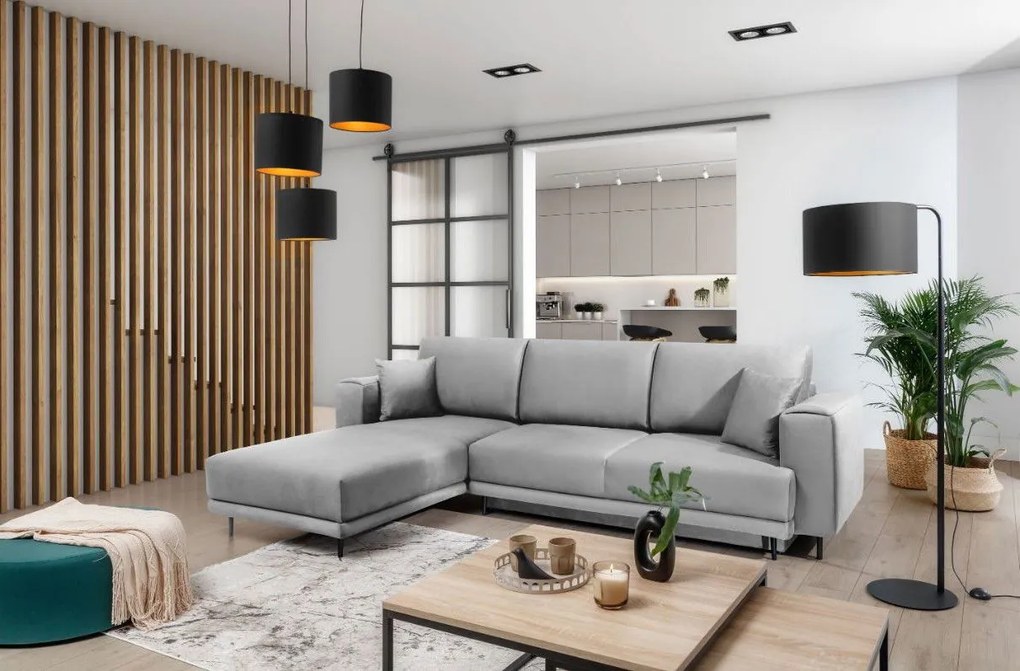 Ъглов диван Kante-Gkri Anoixto-Left