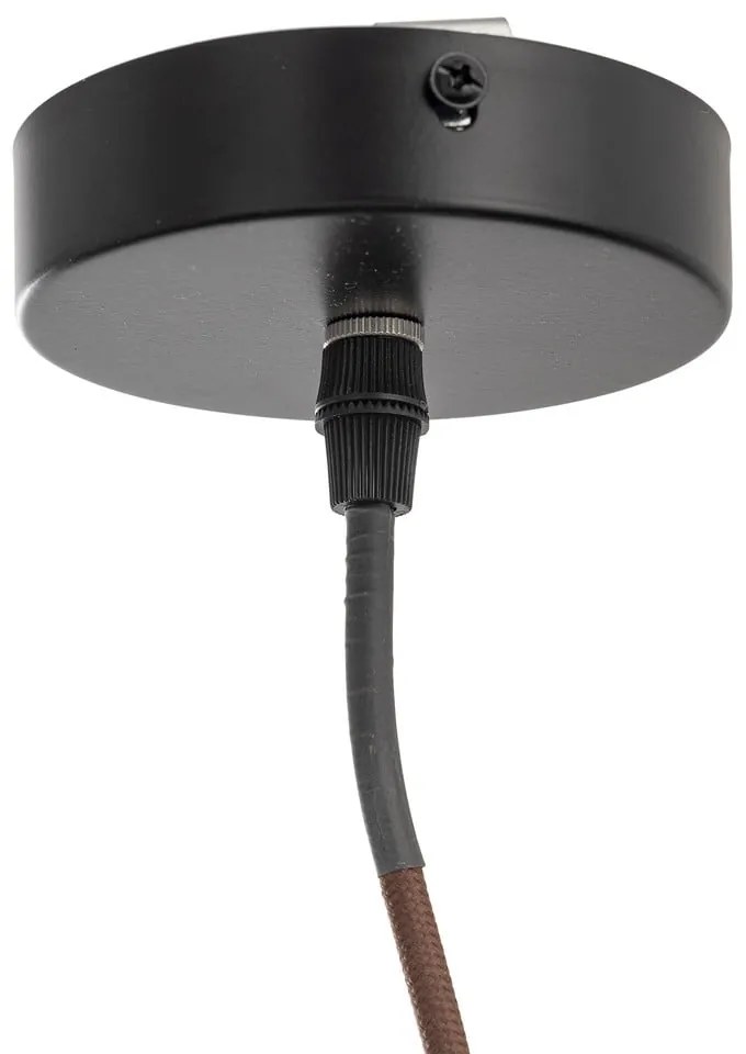 Кафяво висящо осветително тяло със стъклен абажур ø 27 cm Ilua – Bloomingville