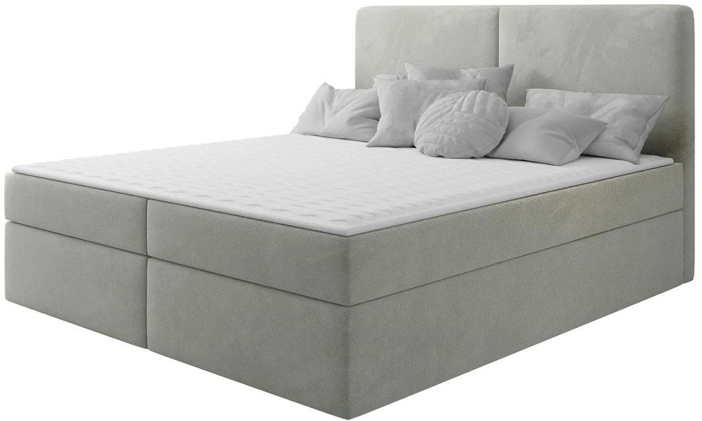 Тапицирано легло Claire с матрак и топ-Gkri Anoixto-140 x 200