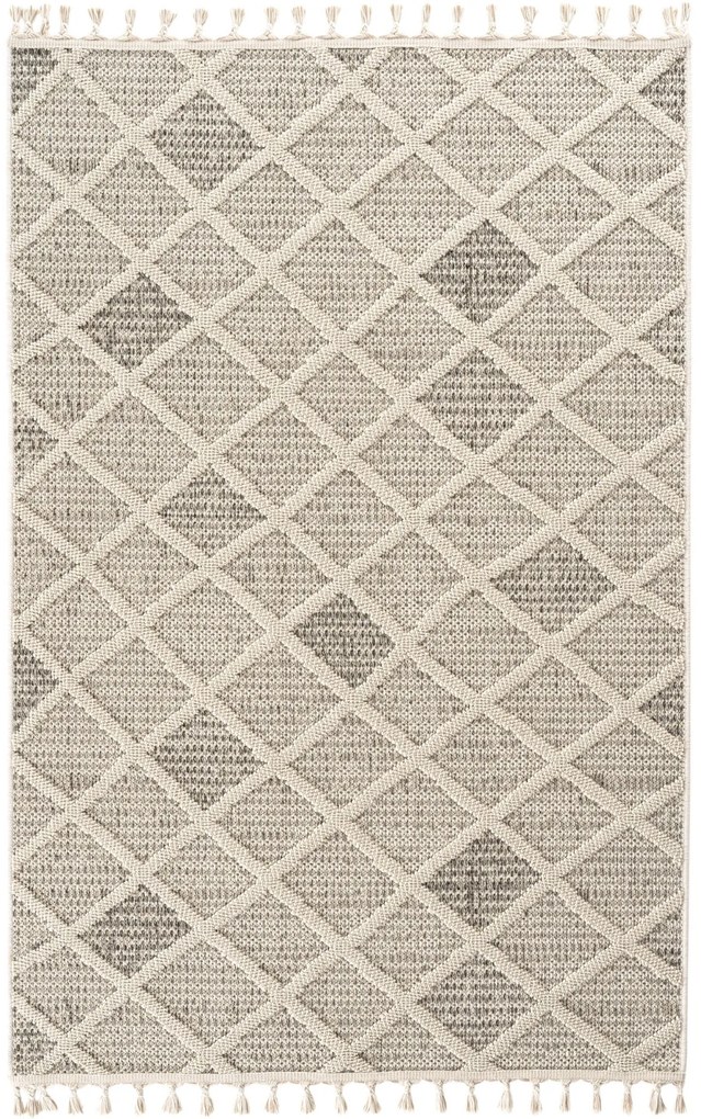 Килим Bukle 1411 - Cream, цвят Кремав, 80 x 150 см