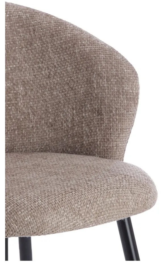 Бежови метални трапезни столове в комплект 2 бр. Radaja – Light & Living