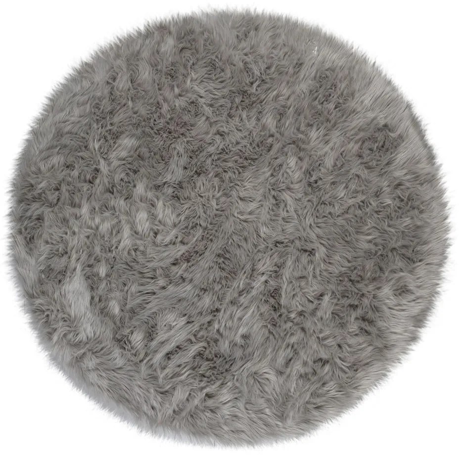 Сив килим , ⌀ 120 cm Sheepskin - Flair Rugs