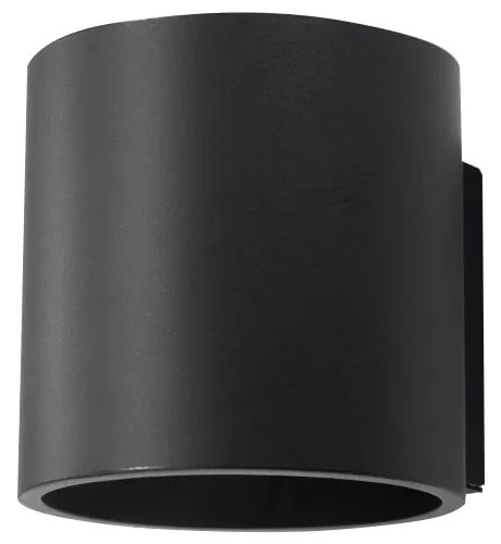 Черна стенна лампа Roda - Sollux