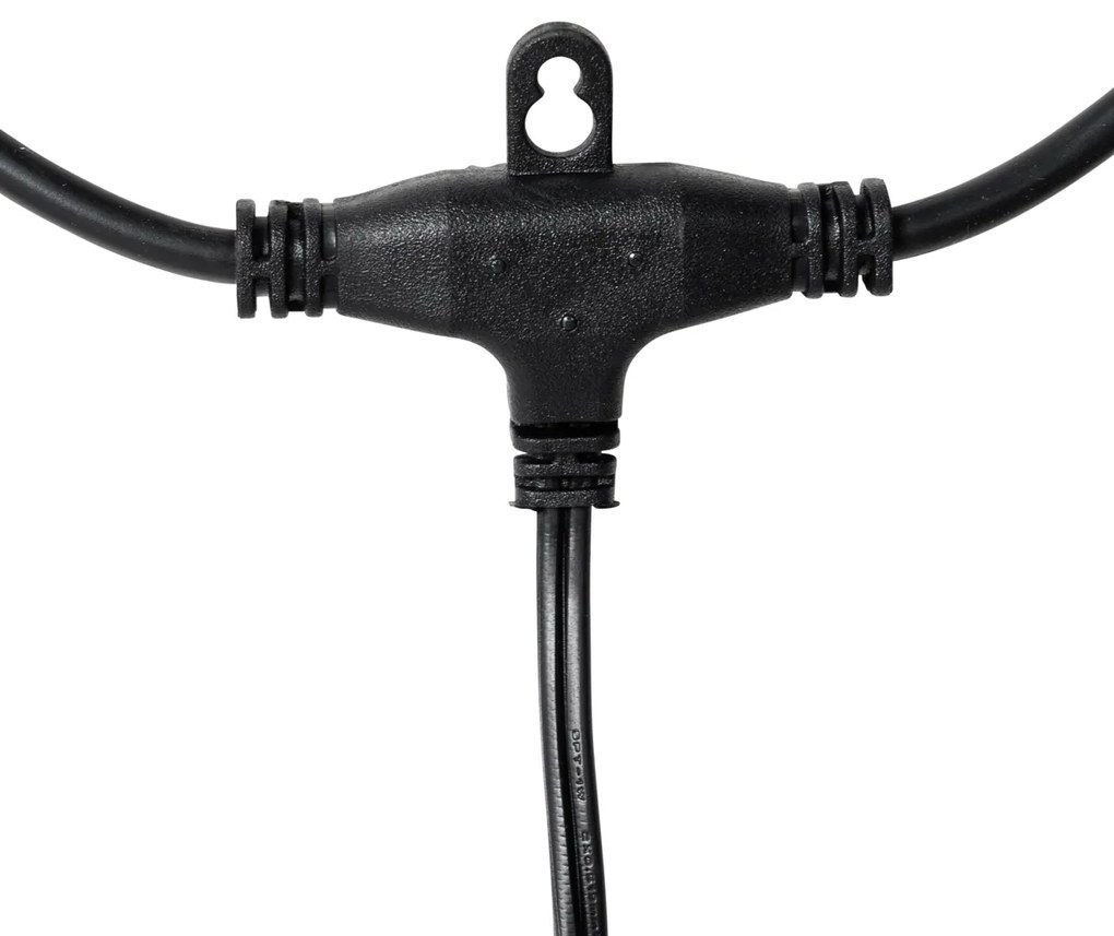 Външни светлинни гирлянди 10м с LED 10 лампи слънчеви - Russell