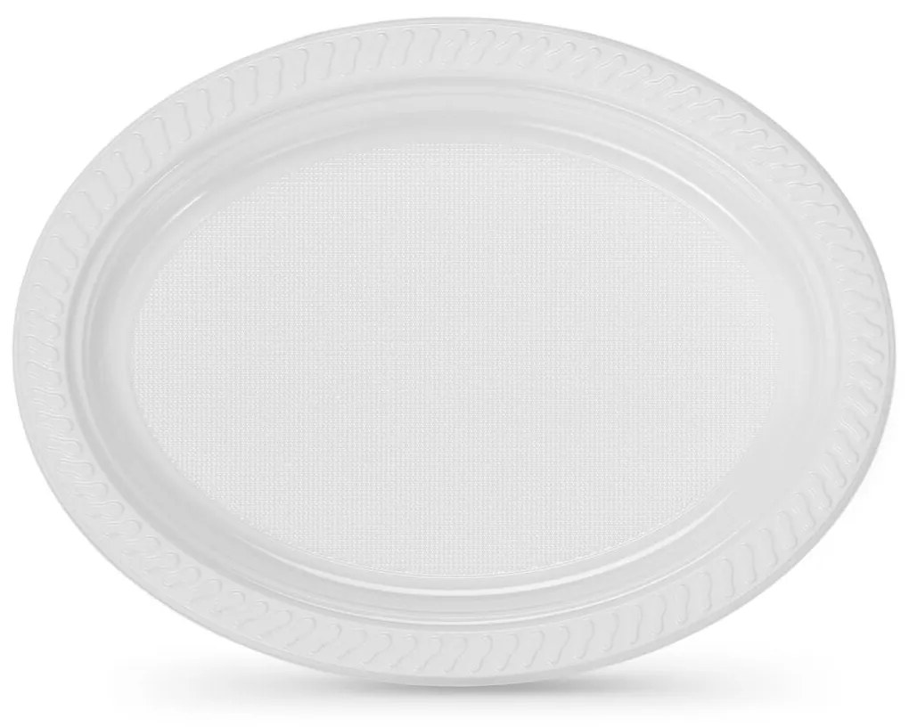 Reusable plate set Algon Бял 27 x 21 cm Пластмаса 6 броя