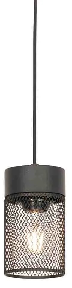 Индустриална висяща лампа черна - Jim