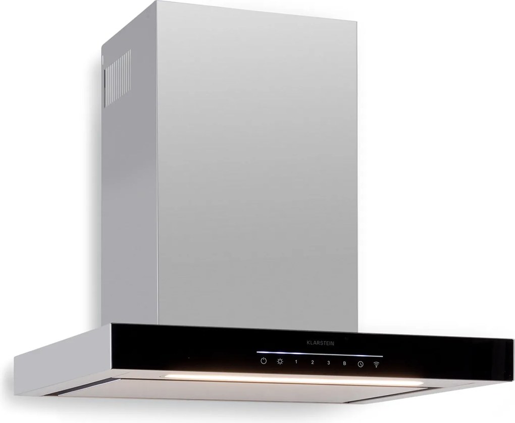 Klarstein Alinea 60 Smart, абсорбастор, 60 см, стенен, WiFi, A++, 500 м³/ч, сензорен дисплей