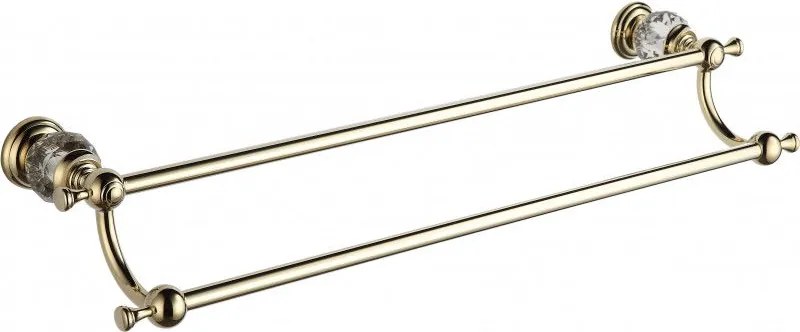 Mexen Estela двоен закачалка за кърпи, златен - 7011525-50