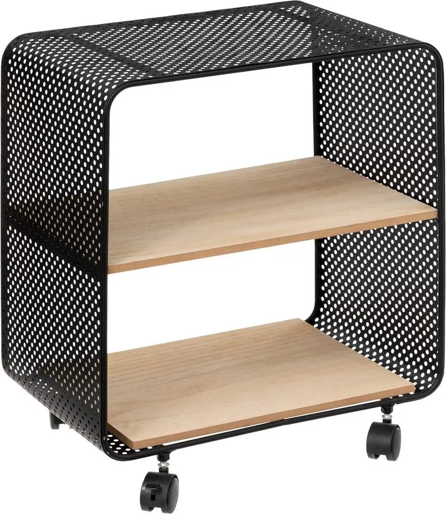 Етажерка 5five, Метал и дърво, 2 отделения