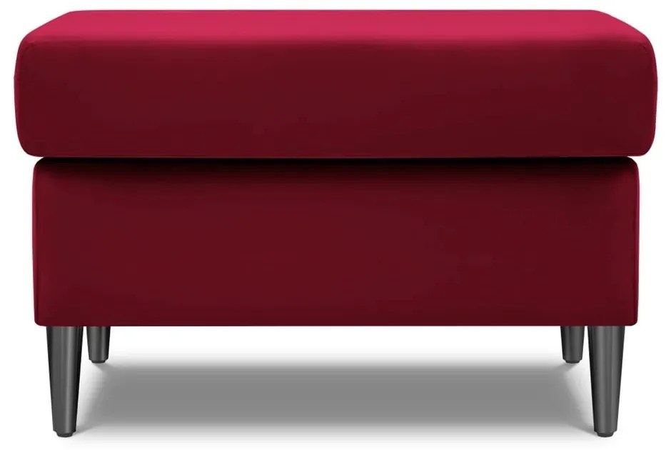 Червена кадифена табуретка Kyoto – Cosmopolitan Design