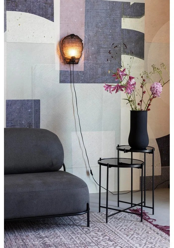 Черна стенна лампа Lena - White Label