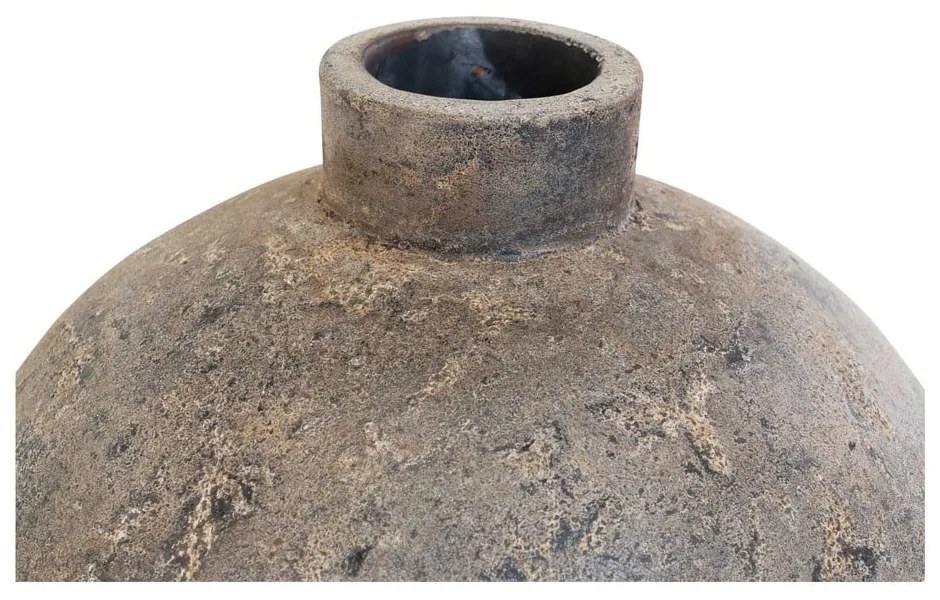 Кафява висока ваза от теракота Corvo - House Nordic