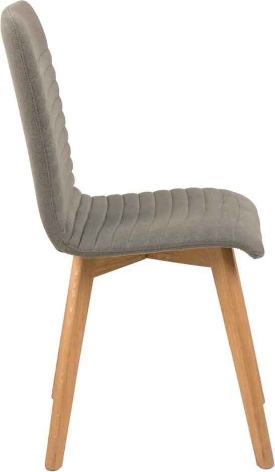 Комплект от 2 светлосиви трапезни стола Arosa - Actona