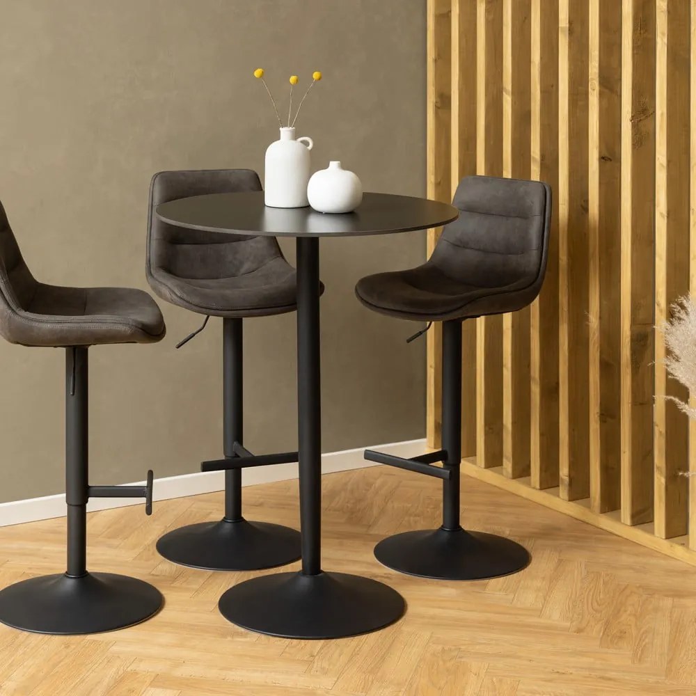 Тъмнозелен бар стол с регулируема височина (височина на седалката 86 cm) Adisa – Actona