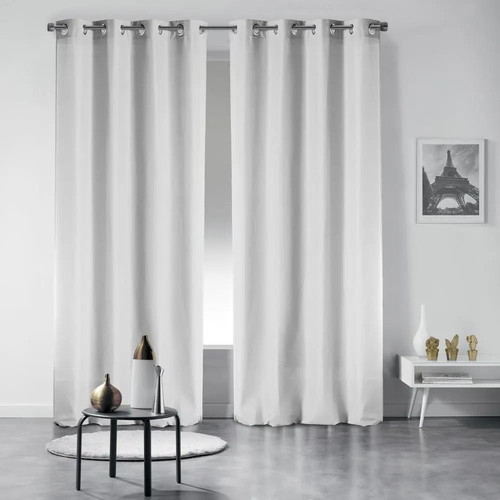 Бяла затъмняваща завеса 135x240 cm Occult – douceur d'intérieur