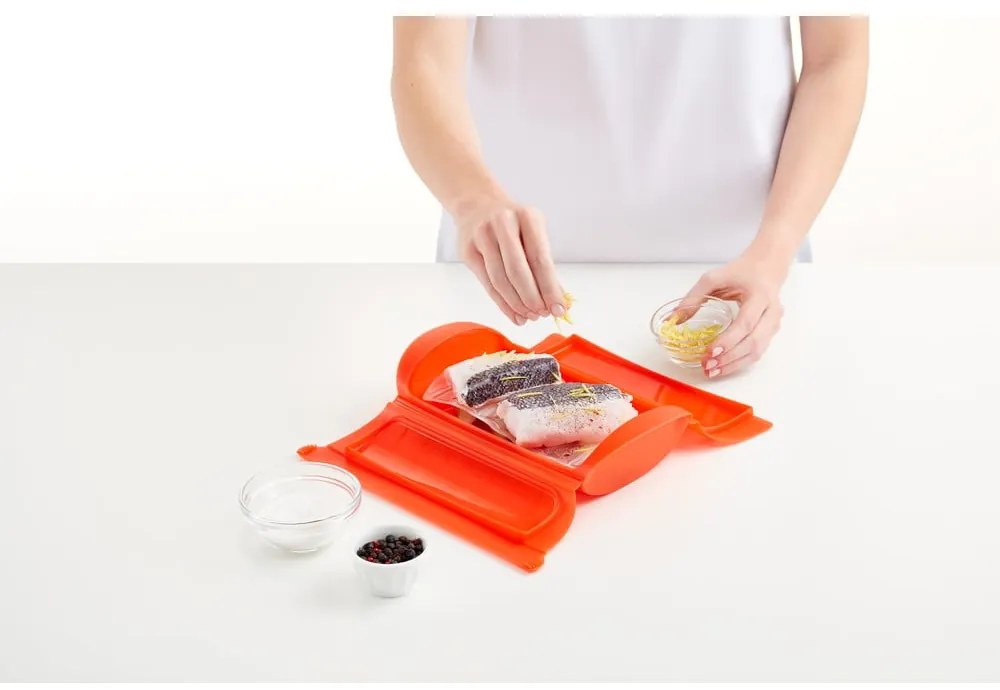 Силиконов съд за готвене на пара – Lékué