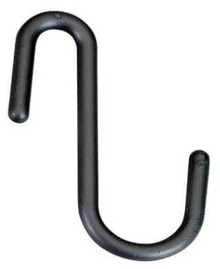 Черни/сиви висящи пластмасови комплект куки 6 бр. City – Metaltex