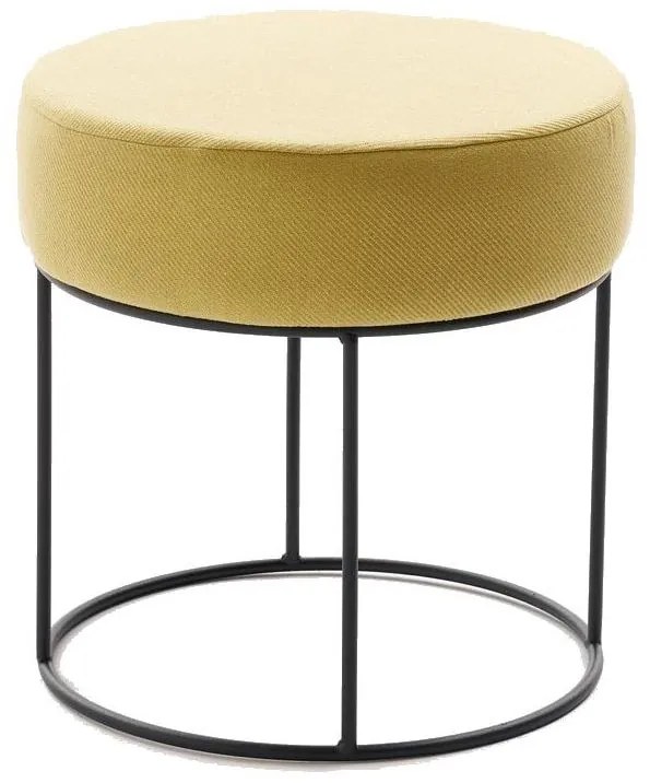 Табуретка RELO, Ø 40 см, жълта