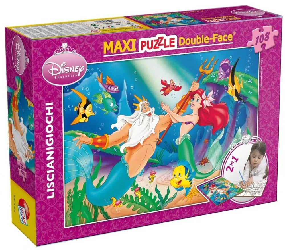 Детски пъзел Lisciani The Little Mermaid 108ч 31788