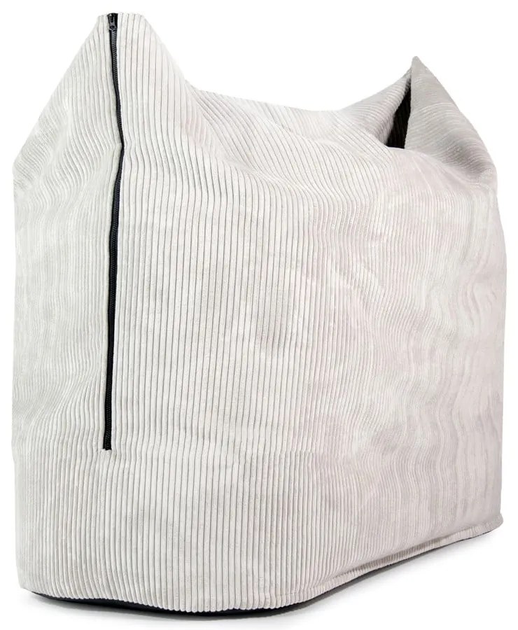 Син детски пуф от рипсено кадифе Cocoon 120 – SLOWDOWN