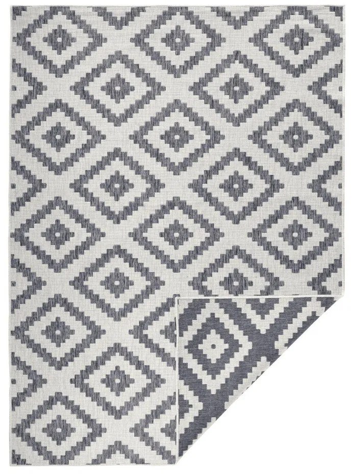 Сив килим за открито , 120 x 170 cm Malta - NORTHRUGS