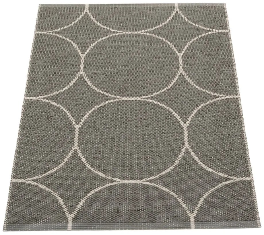 Тъмносив килим за открито и закрито 70x100 cm Boo Charcoal Linen – Pappelina