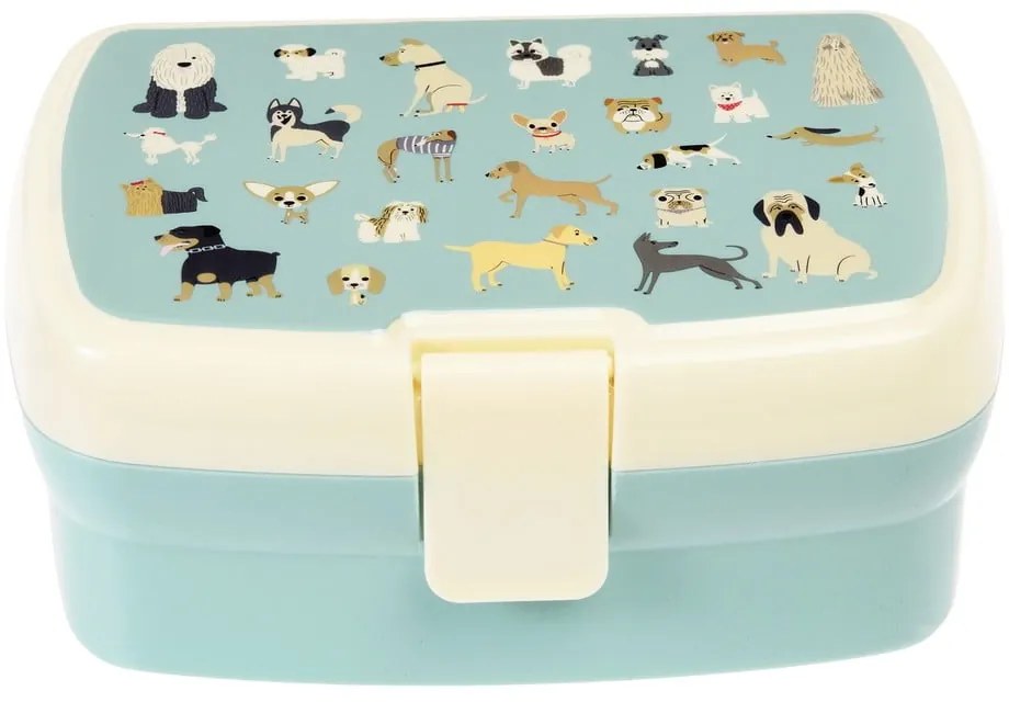 Светлосиня детска кутия за храна Best in Show – Rex London
