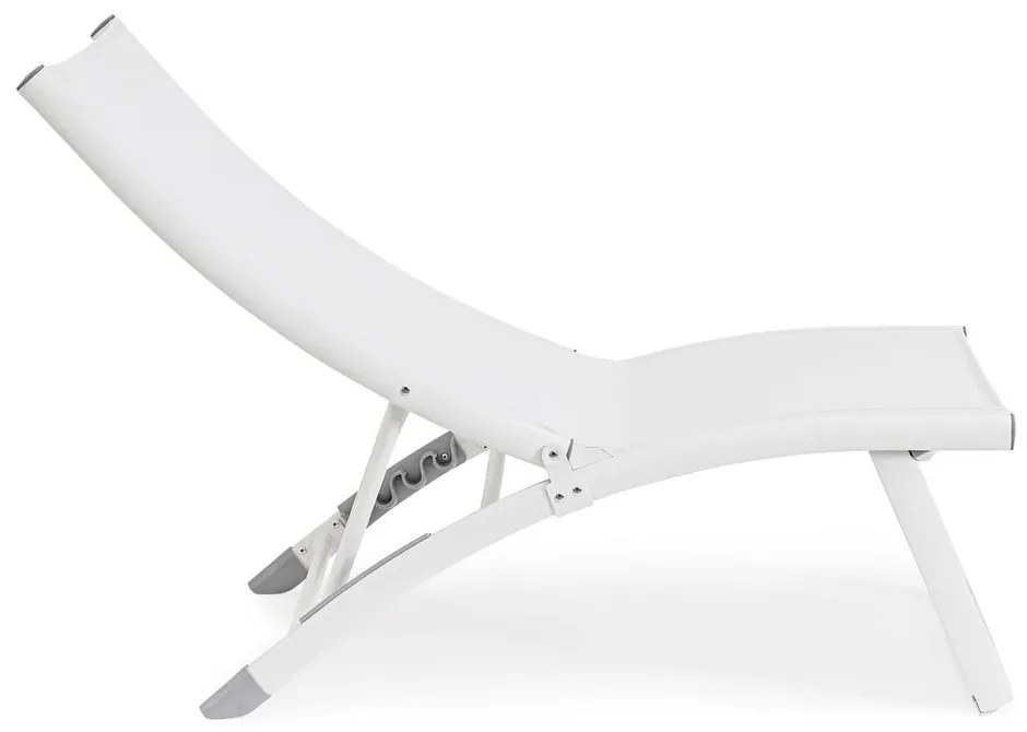 Бял градински шезлонг метален Taylor – Bizzotto